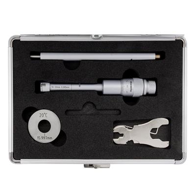 Indvendig 3-punkt mikrometer 16-20 mm inkl. forlænger og kontrolring